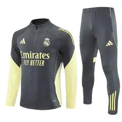 Real Madrid 2025-26 Soccer Training Set  Yellow Grey