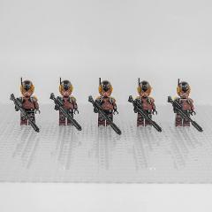 5pcs Star Wars Desert Special Ops Troopers Minifigures Toy