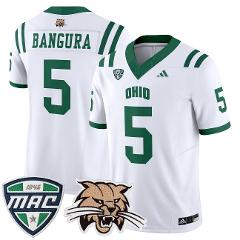 Sieh Bangura Jersey #5 Ohio Bobcats 2025 Vapor Limited Stitche...