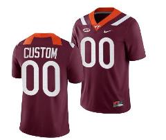 Custom Virginia Tech Hokies Jersey NCAA College Football Repli...