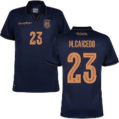 Ecuador Caicedo #23 Away 2026 World Cup Jersey Fan Version