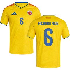 Colombia Richard Rios #6 Home 2026 World Cup Jersey Fan Version