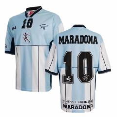 Argentina Diego Maradona 10 Testimonial Jersey 2001
