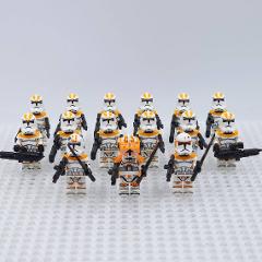 15pcs Star Wars 212th Cody, Waxer & Boil Minifigures Toy