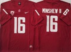 Washington State Cougars Gardner Minshew II Red Football Jersey
