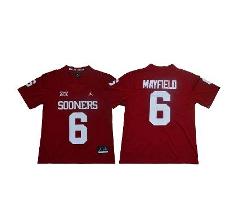 Oklahoma Sooners #6 Baker Mayfield Football Jersey Legendary R...