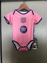 Barcelona 2025-26 Cute Culer Comfort Soccer Baby Bodysuit  Pink