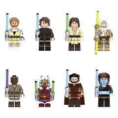 8pcs Star Wars Tales of the Jedi Minifigures Toy