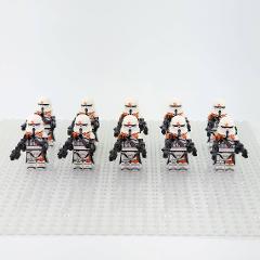 10pcs Star Wars 212th Airborne Troopers Minifigures Toy