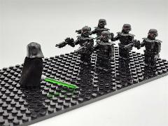 Star Wars Luke Skywalker vs Dark Troopers 6 Minifigures Lot