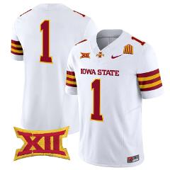 Team Jersey #1 Iowa State Cyclones 2025 Vapor Limited Stitched...
