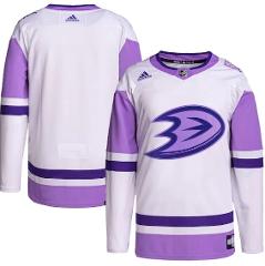 Anaheim Ducks Hockey Fights Cancer Primegreen Authentic Blank ...