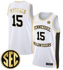 Jahmai Mashack Jersey #15 Tennessee Vols 2024 Swingman Basketb...