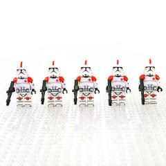 5pcs Star Wars Medical Corps Medic Troopers Minifigures
