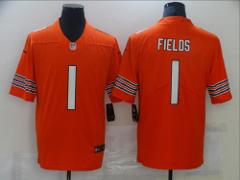Mens Justin Fields #1 Limited Football Jersey Orange