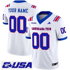 Custom Louisiana Tech Bulldogs Jersey 2025 Vapor Limited Stitc...