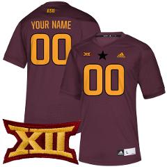 Custom Arizona State Sun Devils Jersey Name and Number College...