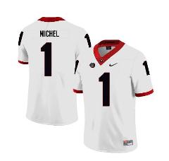 Georgia Bulldogs #1 Sony Michel NCAA College Football Jersey W...