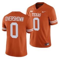 Men's Texas Longhorns DeMarvion Overshown Jersey #0 College Or...