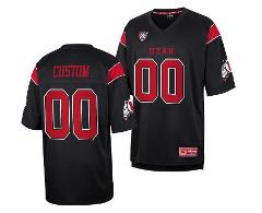 Custom Utah Utes Jersey Name and Number Throwback Black Colleg...