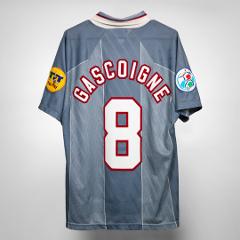 Paul Gascoigne 8 England 1996-1997 Away Retro Jersey  Men