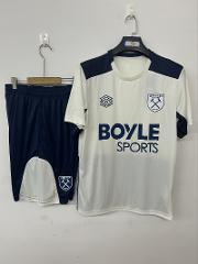 Men's 25/26 West Ham United training beige short sleeve jersey...