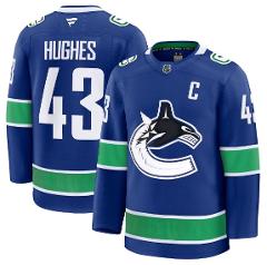 Vancouver Canucks #43 Quinn Hughes Home Jersey Blue