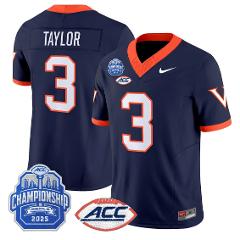 J'Mari Taylor Jersey #3 Virginia Cavaliers 2025 ACC Championsh...