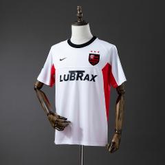 Men's Flamengo 2001/02 Away White Retro Shirt Jersey