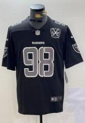 Brock Bowers #98 Las Vegas Raiders Limited Jersey 2025 Black