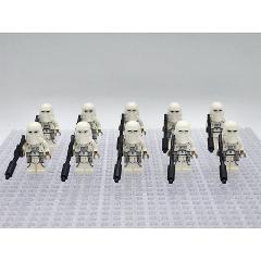 10pcs Star Wars Imperial Snowtroopers Minifigures Toy