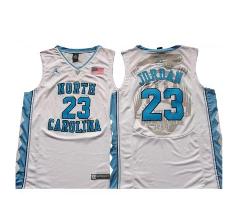 North Carolina Tar Heels #23 Michael Jordan White Jersey