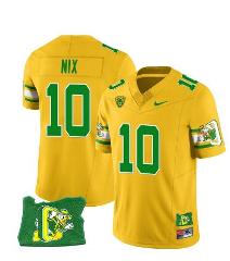 Bo Nix Jersey #10 Oregon Mighty Oregon Throwback Football Oreg...