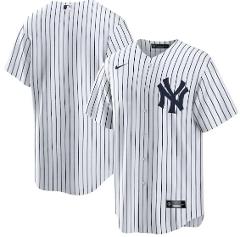 New York Yankees Home Team Jersey Blank White