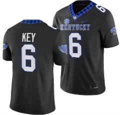 Men's Kentucky Wildcats Dane Key Jersey #6 Alternate Football ...