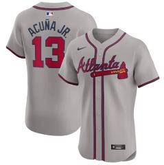 Ronald Acua Jr. Atlanta Braves Road Elite Jersey Gray