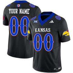 Kansas Jayhawks ACTIVE PLAYER Custom Black 2023 F.U.S.E. Vapor...