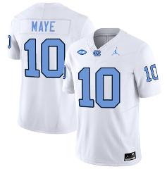 Drake Maye Jersey #10 North Carolina Tar Heels Limited College...