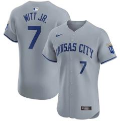 Bobby Witt Jr. Kansas City Royals Road Elite Gray