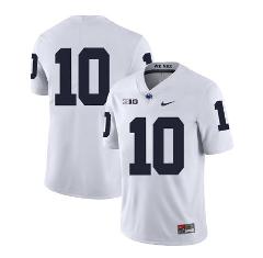 Penn State Nittany Lions NO NAME Jersey #10 Football NCAA Jers...