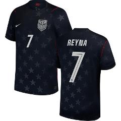 USA Giovanni Reyna #7 Away 2026 World Cup Jersey USMNT Kit Fan...