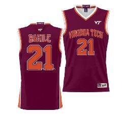 Grant Basile Jersey Virginia Tech Hokies Basketball NIL Pick-A...