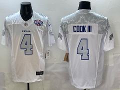 James Cook III Limited Jersey 2025 Rivalries White