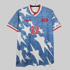Lalas 22 US 1998 Home Retro Jersey  Men