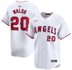 Jared Walsh Los Angeles Angels Limited White