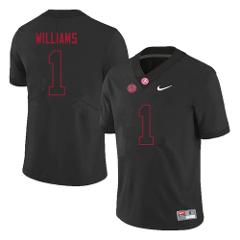 Mens Alabama Crimson Tide #1 Jameson Williams Football Jersey ...
