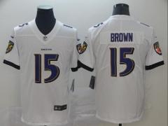 Mens Marquise Brown #15 Football Jersey Game Replica White