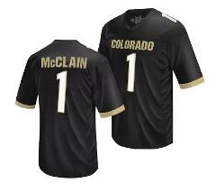 Colorado Buffaloes Cormani McClain Jersey #1 NIL College Footb...