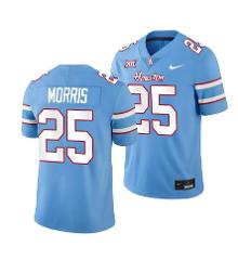 Houston Cougars Oilers Themed #25 Jamal Morris Jersey NCAA Foo...