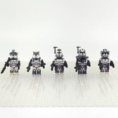 5pcs Star Wars 104th Wolfpack Commander Wolffe & Boost Trooper...